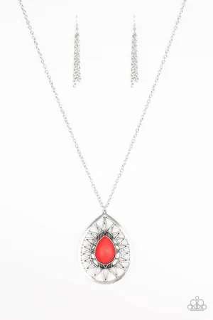 Paparazzi Necklace ~ Summer Sunbeam - Red