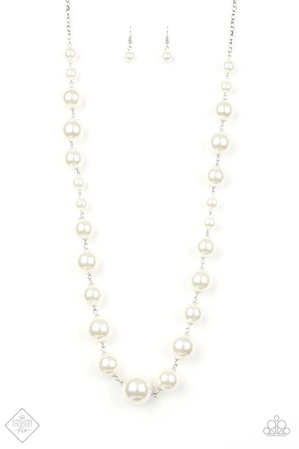 Paparazzi Necklace ~ The Show Must Go On!  - White