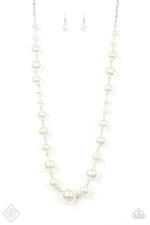 Paparazzi Necklace ~ The Show Must Go On!  - White