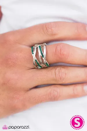 Paparazzi Ring ~ Beaming Beauty - Green