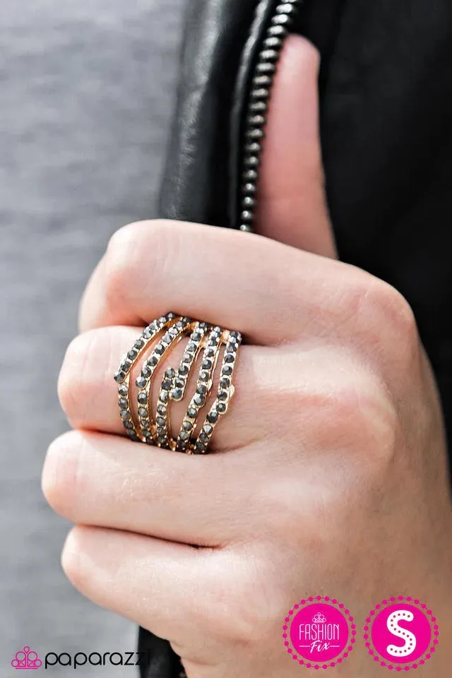 Paparazzi Ring ~ Stack Attack - Gold