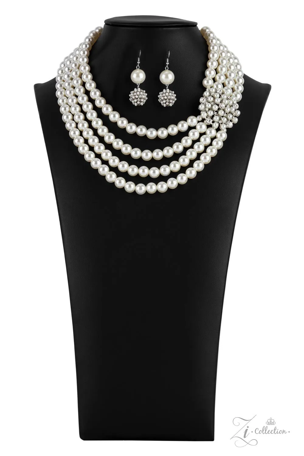 Paparazzi Romantic 2021 Zi Collection Oversized Pearls Necklace