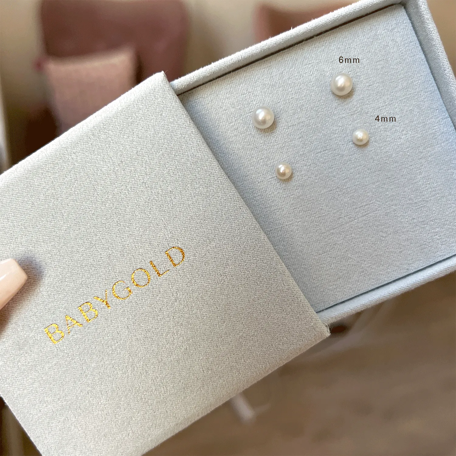 Pearl Stud Earrings