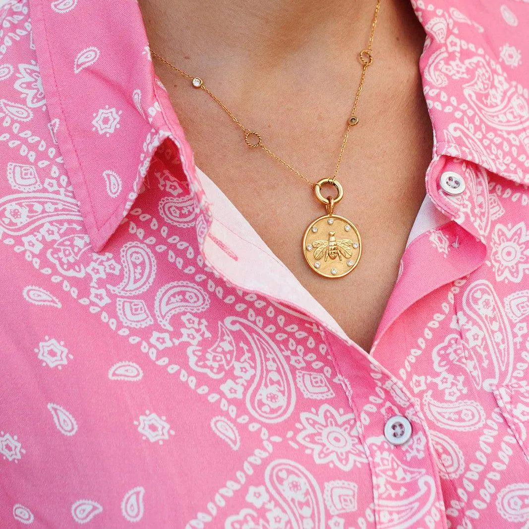 Potnia Bee Charm Necklace