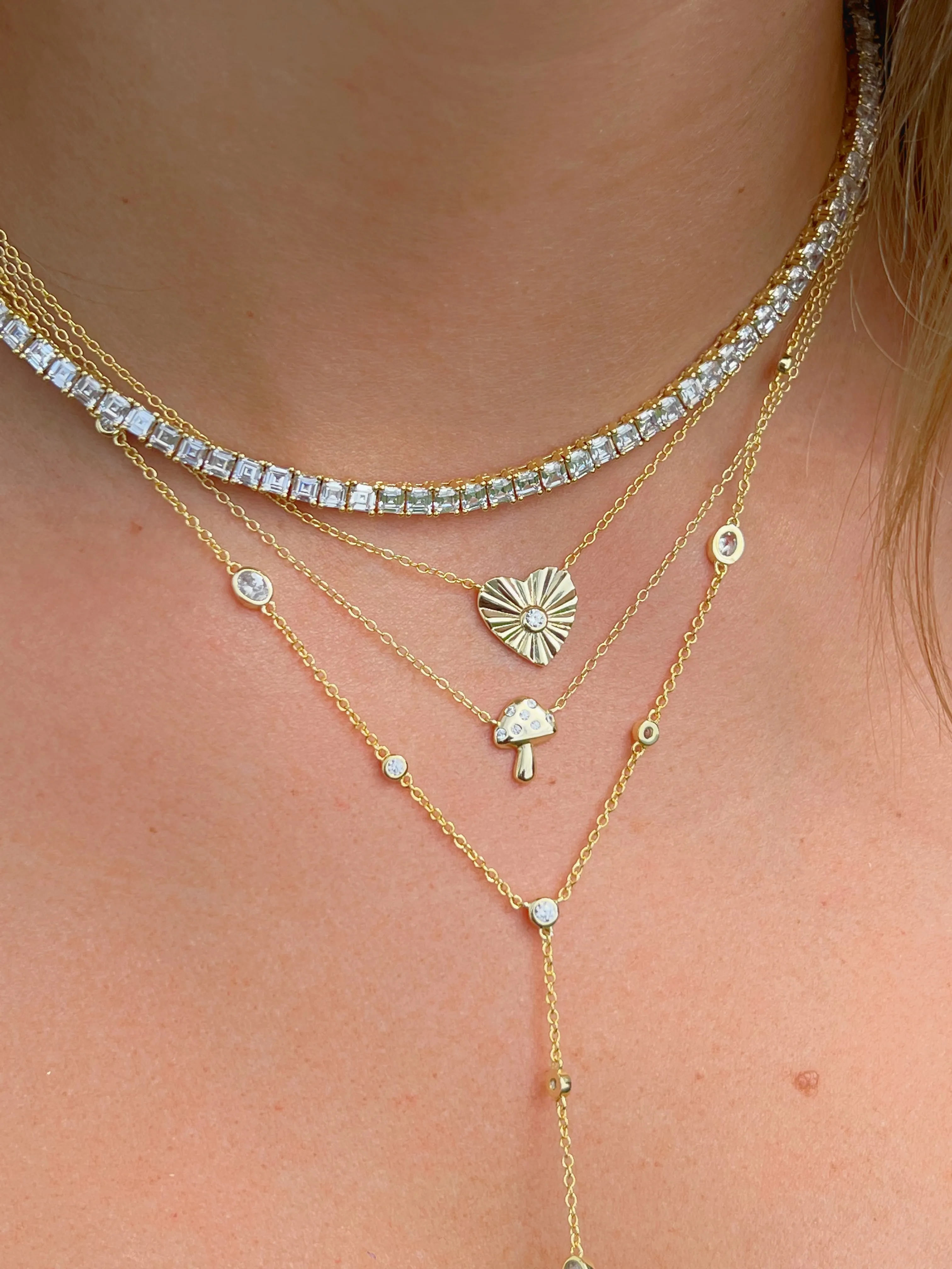 Princess Tennis Necklace