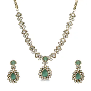 Regal Polki Statement Necklace Set