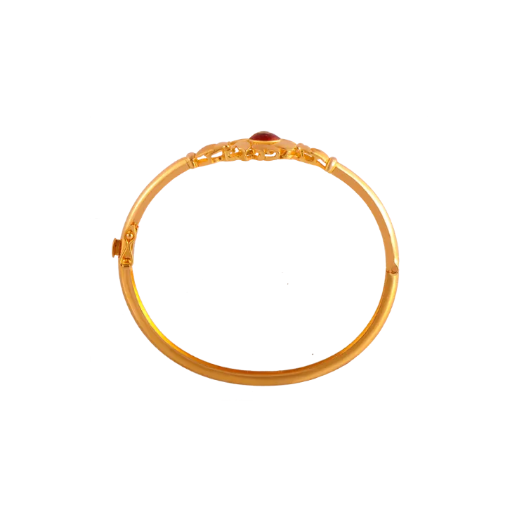 Seline Swirl Gold Bangle