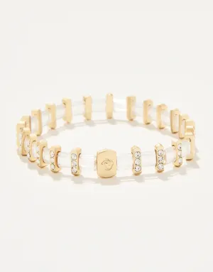 Sparkle Tila Stretch Bracelet Crystal