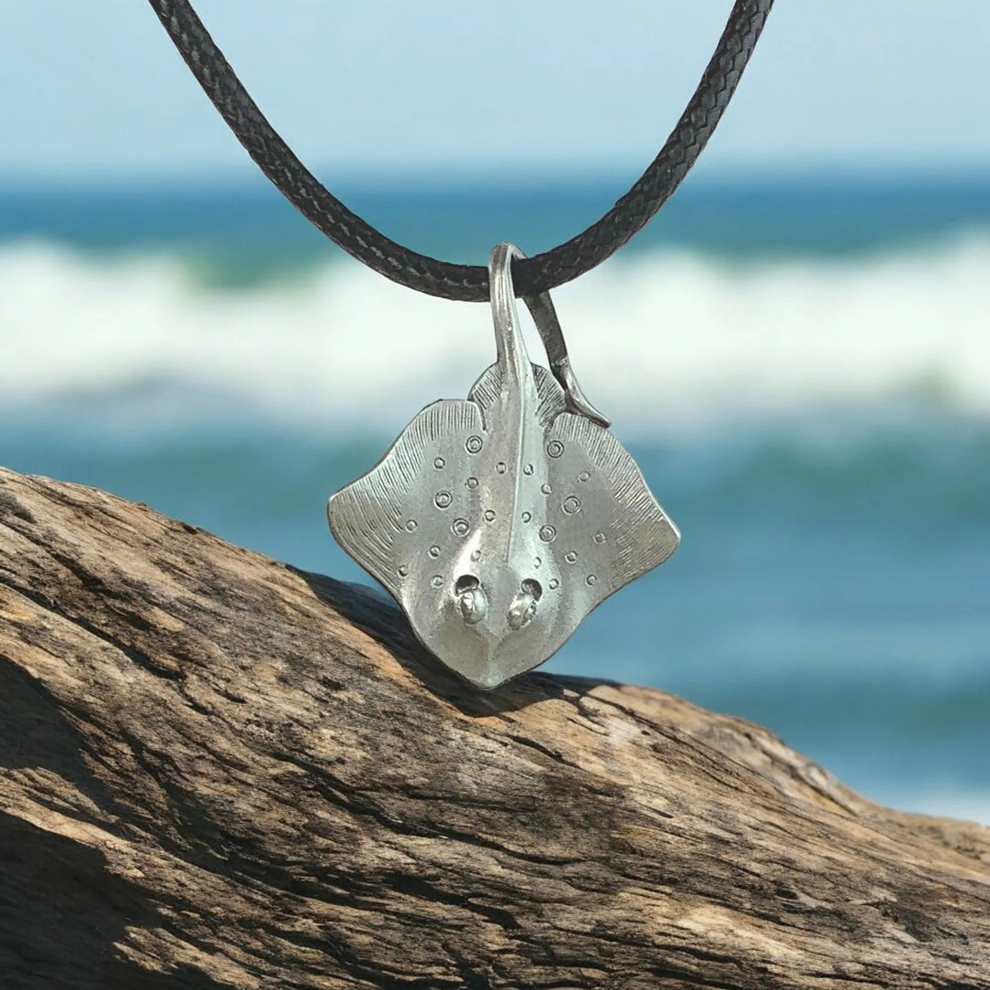 Stingray Necklace- Stingray Gift for Women and Men, Stingray Pendant, Gifts for Divers, Sea Life Jewelry