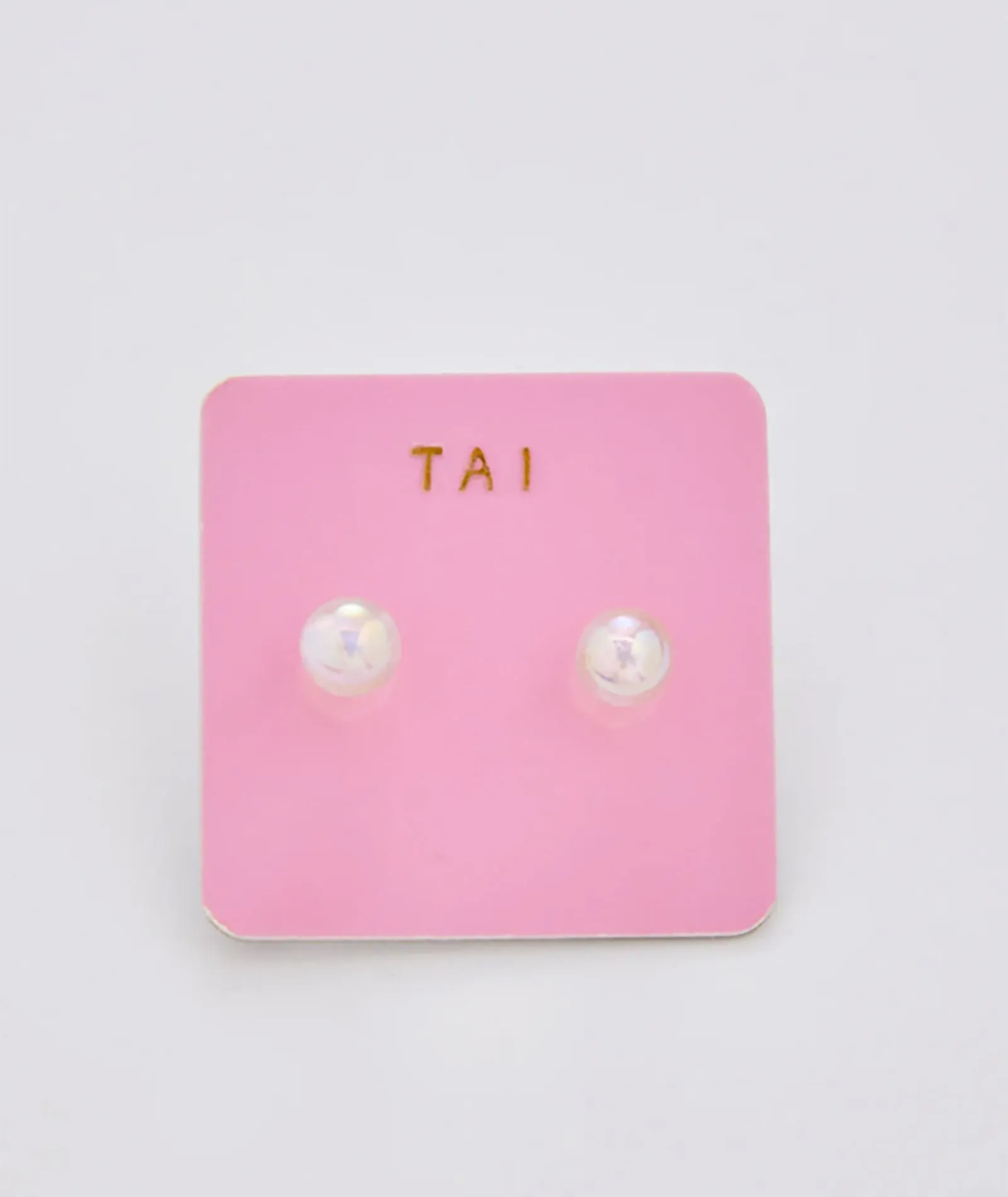 TAI Iridescent Ball Studs