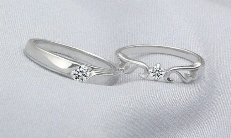 Tiara of Dreams Couple Rings