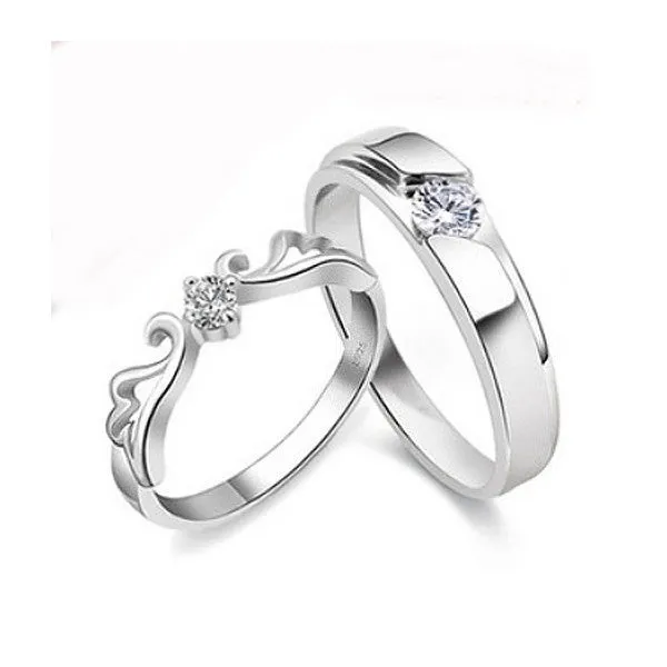 Tiara of Dreams Couple Rings