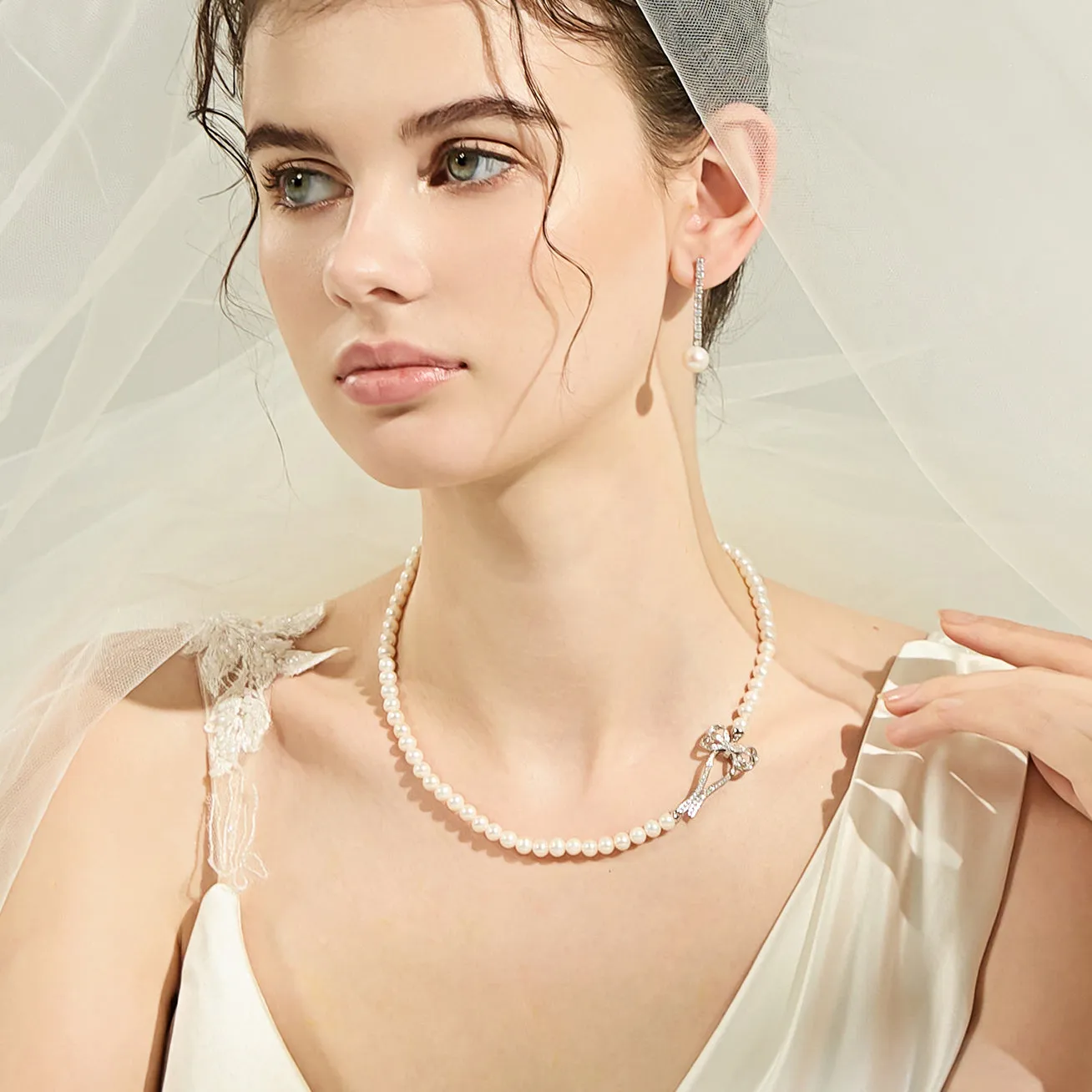 Top Lustre Freshwater Pearl Necklace WN00614